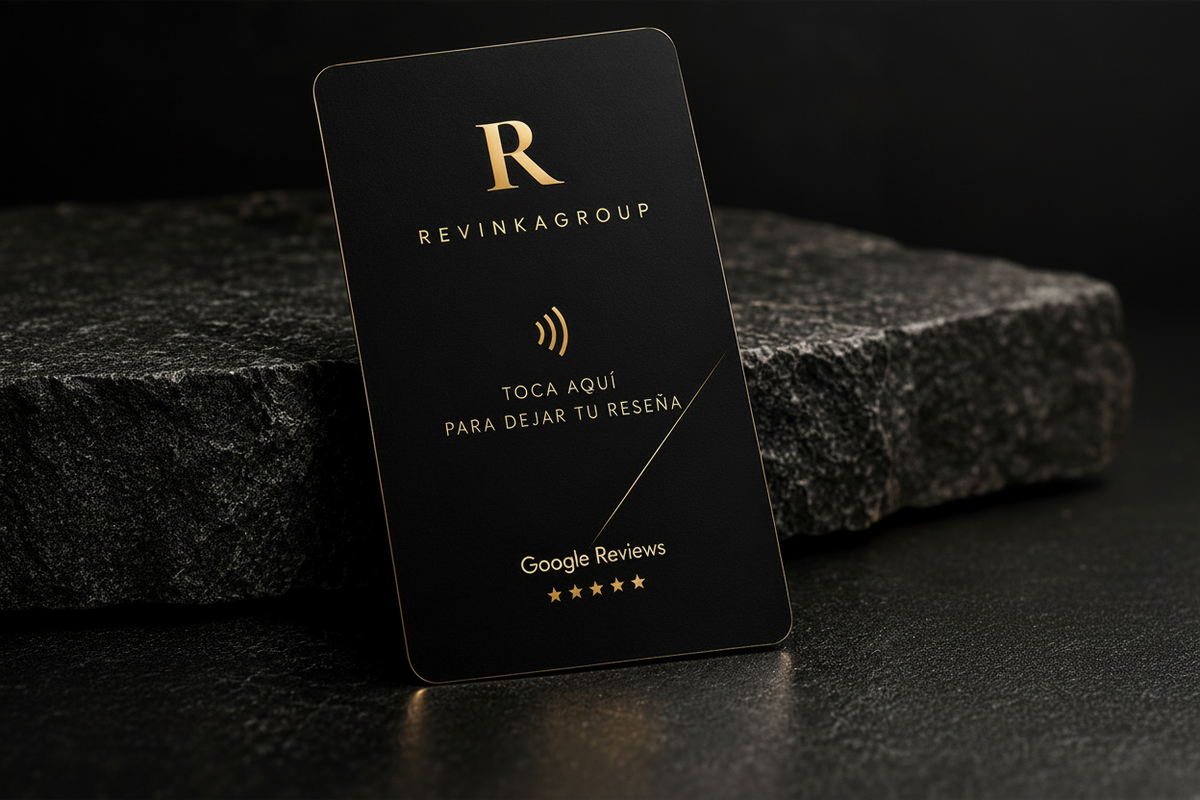 Tarjeta NFC de Reseñas Google