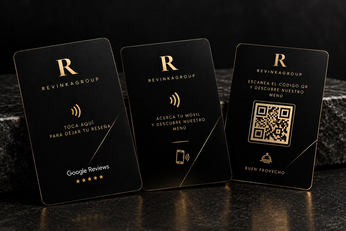 Pack Completo Revinka: Reseñas + Menú + Redes